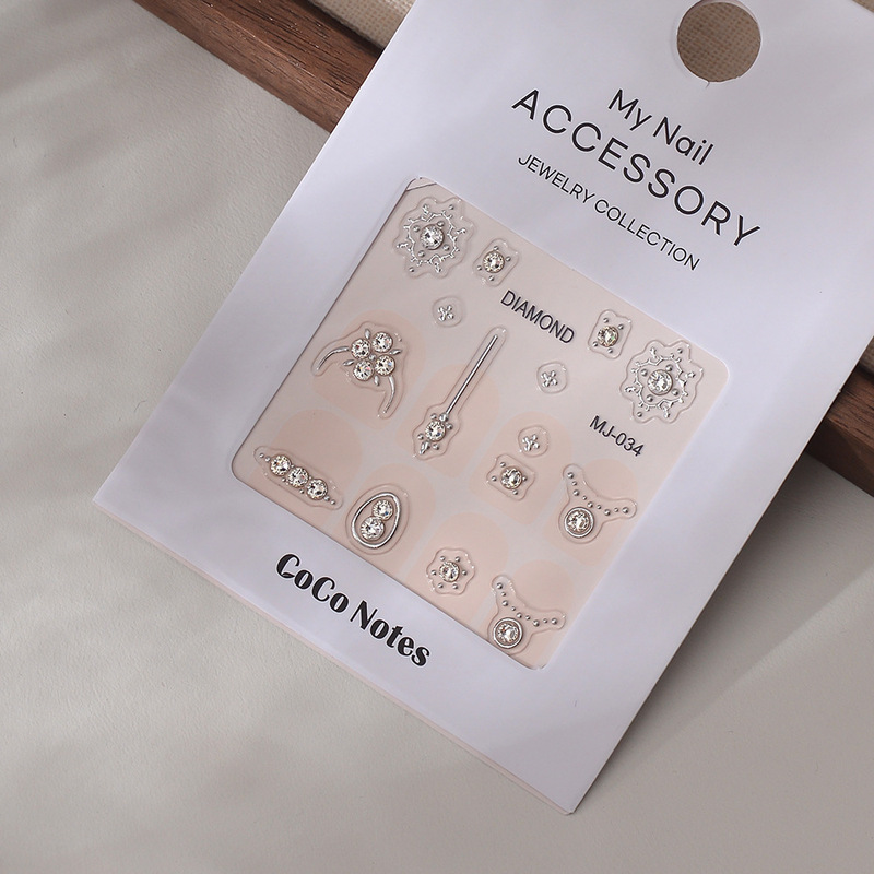 DIY Liberty Nail Stickers Small Pearl Nail Art Stickers Mini Wearable Nail Accessories Soft Nail Tools Wholesale