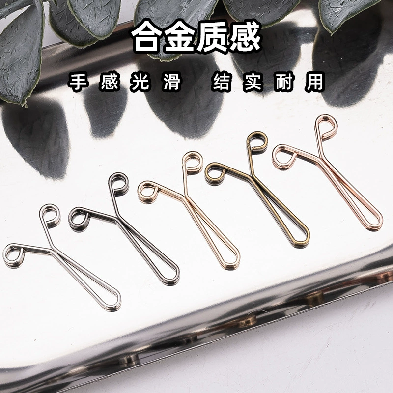 Затяните u-образный зажим простой золотой серебряный черный костюм