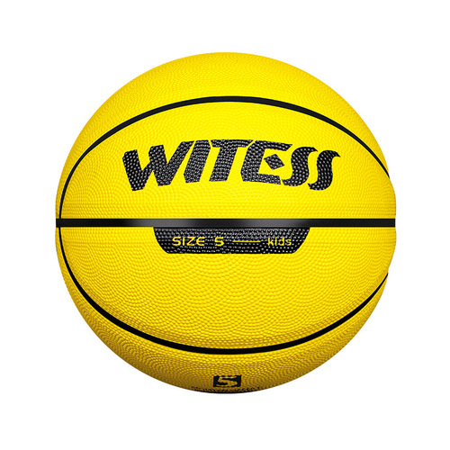 WITESS Kindergarten Baby Children's Basketball No. 345 Primary School Student Training Special Rubber Basketball Engraving Wholesale