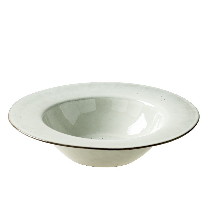 Sombrero de paja, cuencos y platos, colección grande, cerámica retro japonesa, postres occidentales, platos de sopa, bandejas de casa de familia, platos de ensalada al por mayor