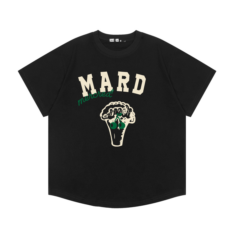 韓国マルディトレンディな半袖フラワープリントゴールドハイシルバー夏ラウンドネック純綿ルーズTシャツトップトレンディ|undefined