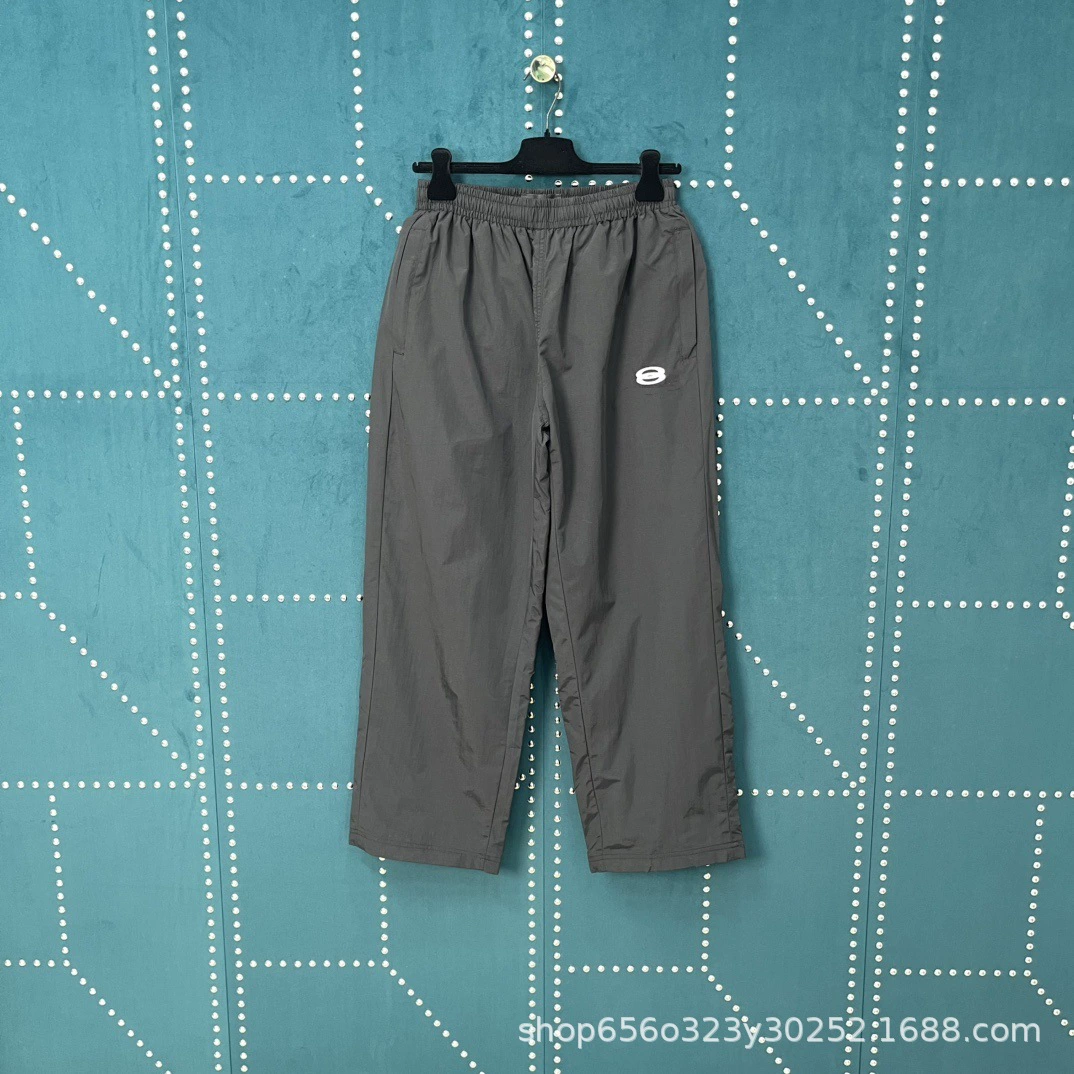 Спортивный костюм с буквами, комплект, куртка, штаны, с вышивкой, oversize