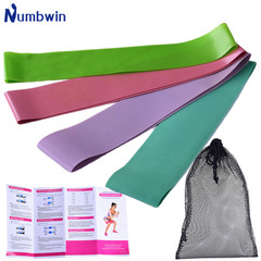 Latex Yoga Resistance Circle Multi-purpose Fitness Squat Ring Glute Band with Six-Piece Set