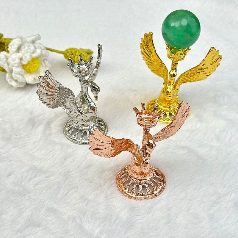 [Animal Metal Base] Crystal Ball Craft Base Ball Holder Egg Carving Holder Metal Multi-ball Craft Bracket