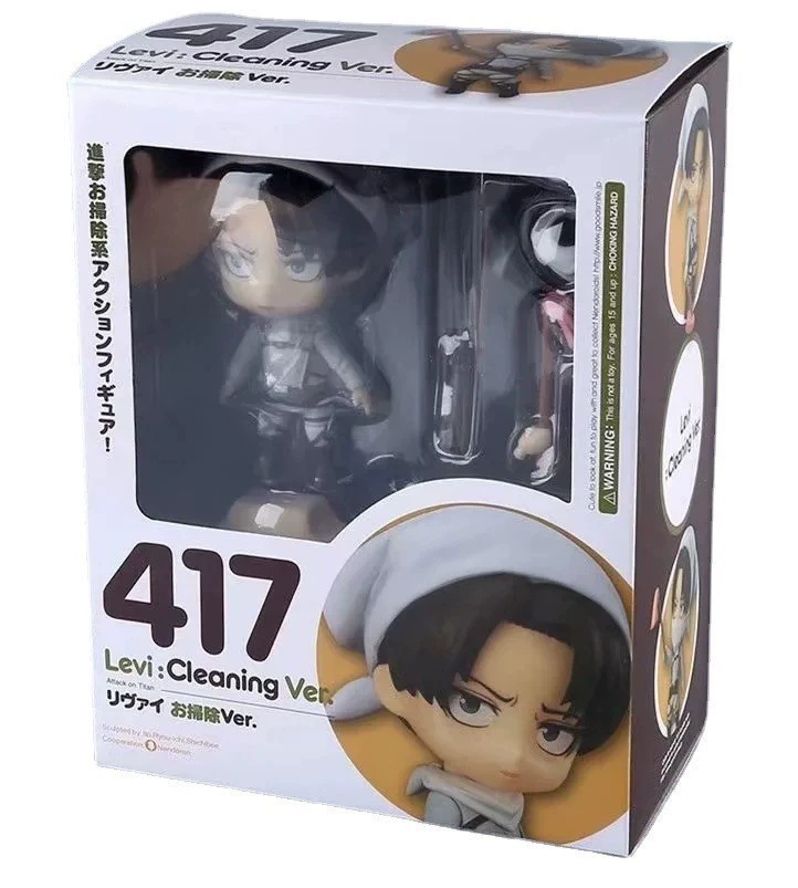 Фигурки (Attack on Titan) чиби подвижные, ≈10 см, раскрашенные, коллекционный набор
