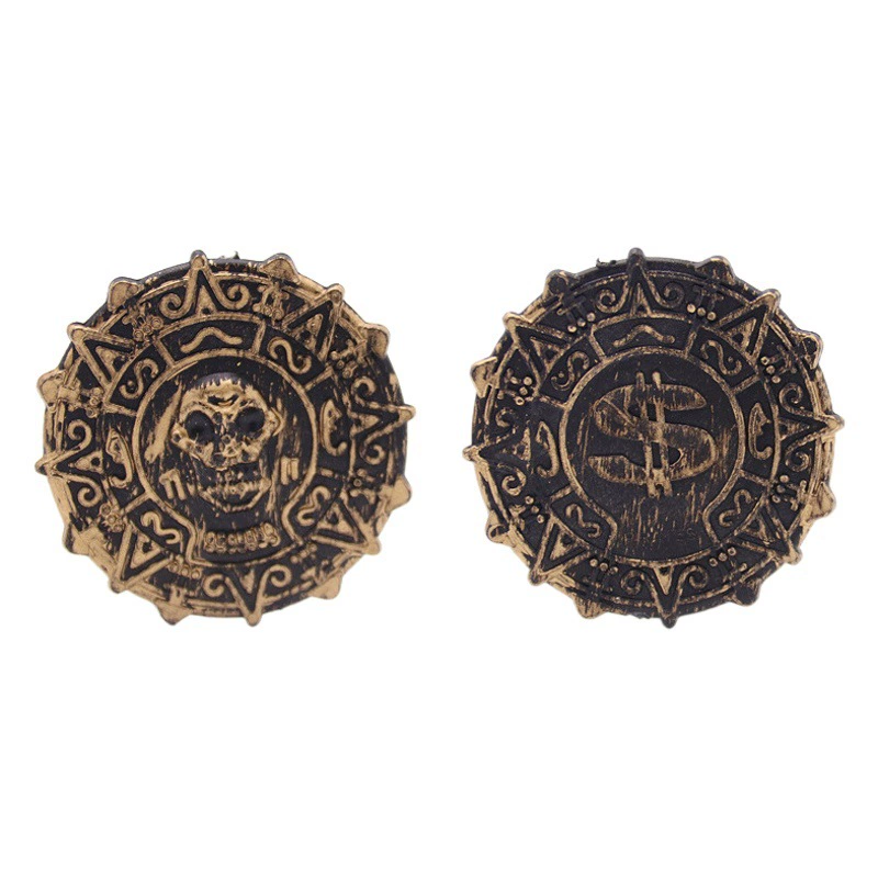 Прямые продажи с фабрики, золотой реквизит, бирка, монета, доллар, очки награды, украшение, событие, Хэллоуин, ролевая игра