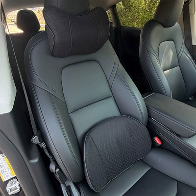 Car Headrest, Neck Pillow, Backrest, Lumbar Support, Car Seat Memory Foam Headrest Cushion, Lumbar Support Set Wholesale (Waist support) - headrest-lumbar-support