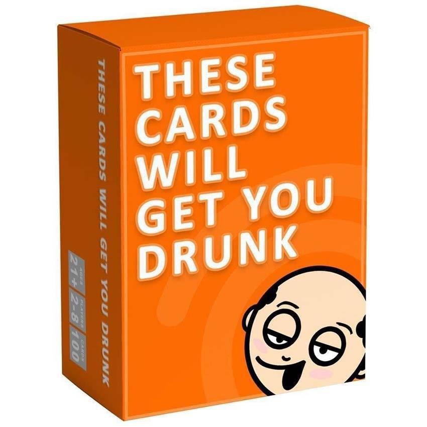 Drink Series Versión en inglés Drunk Drunk Tarjeta de pareja Noche de cita para fortalecer la mesa de cartas de diálogo de relación
