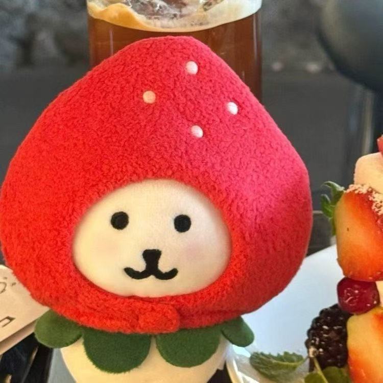Pan asado serie de muñecas de algodón 10cm cubierta de cabeza auto-mock osos labubu ropa de muñecas de peluche accesorios muñecas