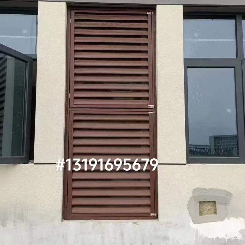 Aluminum Alloy Cabinet Breathable Louver Door Kitchen Gas Meter Cabinet Door Louver Wardrobe Shoe Cabinet Grille Factory Direct Sale
