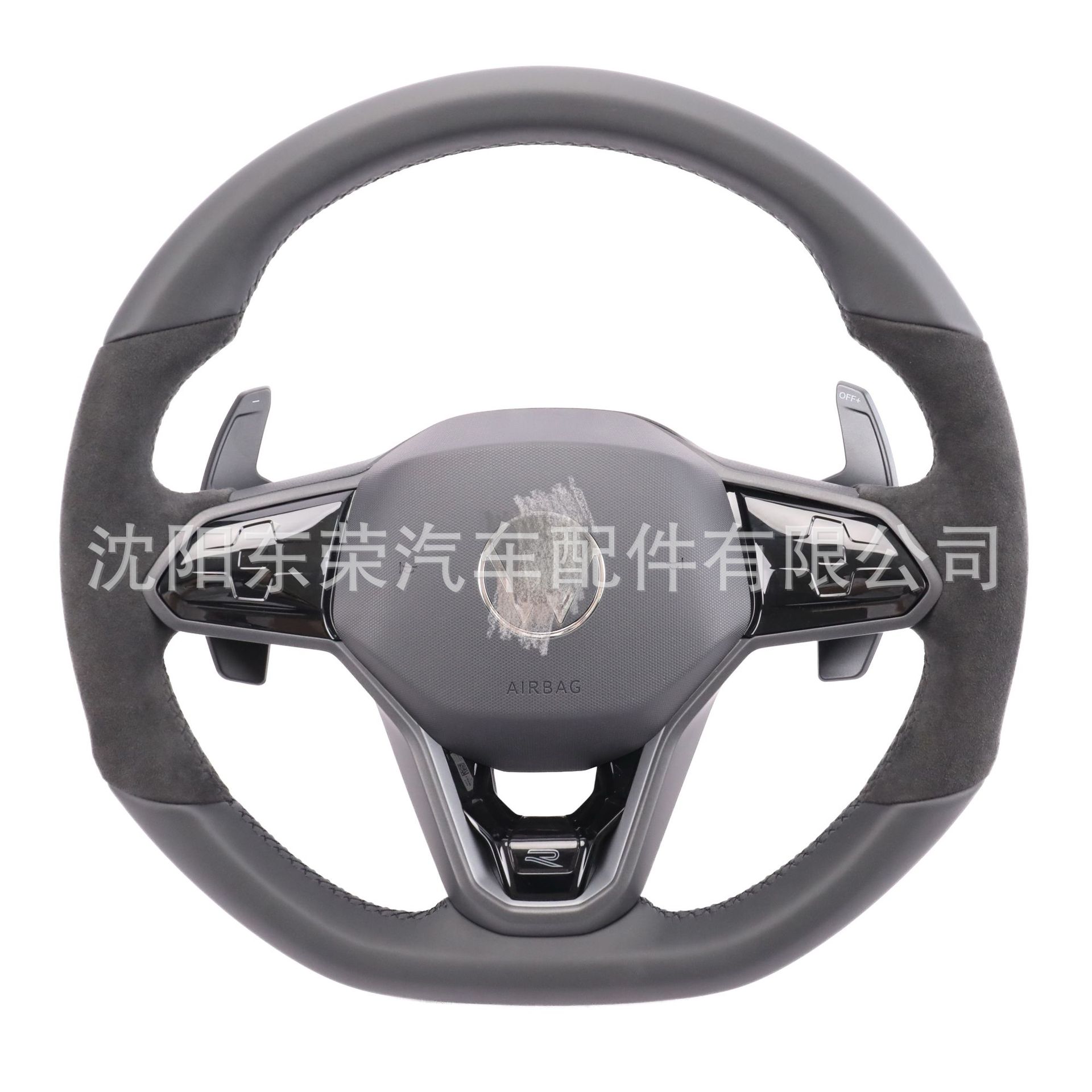 Suitable for Volkswagen Steering Wheel Suede Carbon Fiber Steering Wheel Assembly Golf Modified Steering Wheel