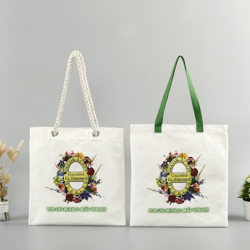 空白手提棉布袋定做学生单肩帆布袋广告印花购物帆布袋定制logo