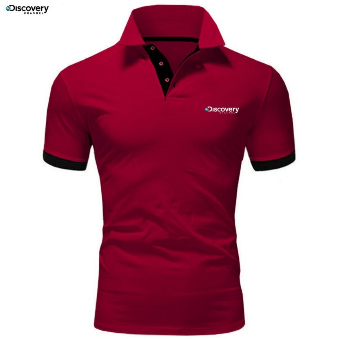 2025 Cross-Border Summer Men's Polo Shirt Lapel Short-Sleeved Golf Casual Sports T-Shirt Contrasting Colors in Stock