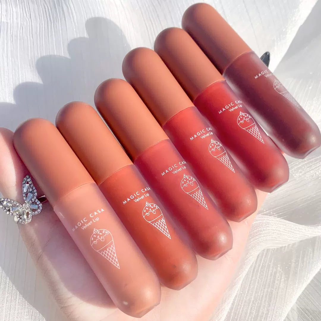 Помада (Magic Casa) Velvet Matte Primer, прозрачное затенение — Ice Cream 04 Pearl Persimmon