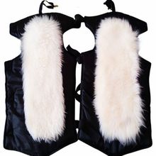 摩托电瓶车三轮车大护腿加厚加绒保暖防风防寒澳洲羊皮保暖护关节