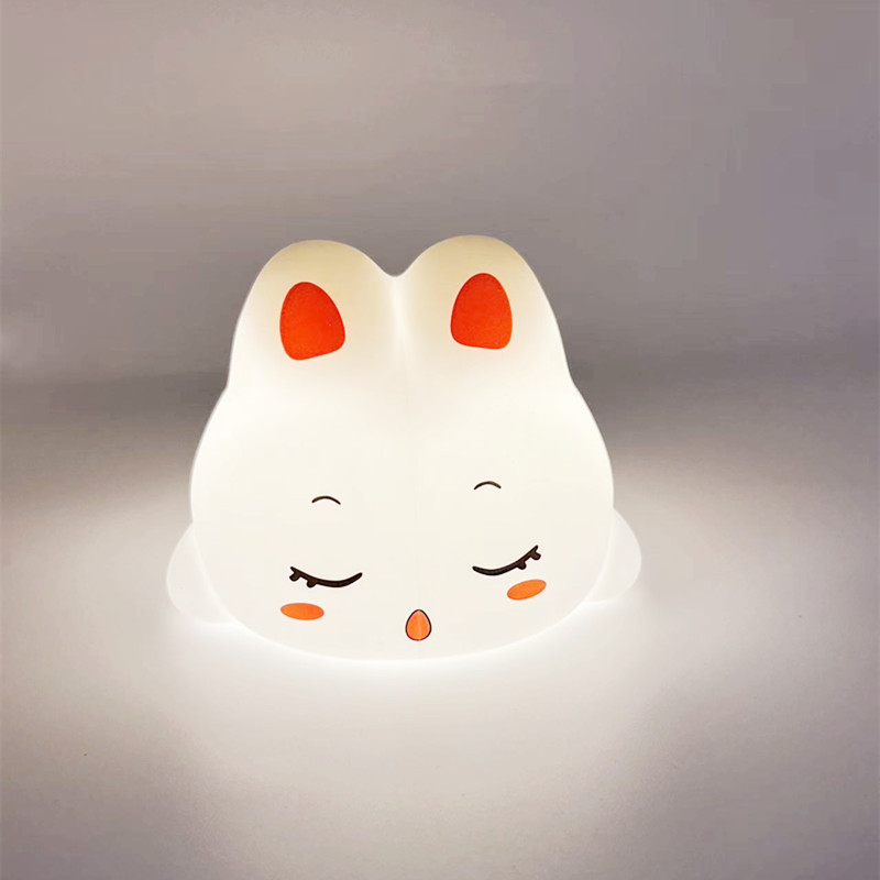 Lámparas para amigos, regalos para dormir, lámparas nocturnas de carga creativas, controlado por control remoto, lámparas de atmósfera de dibujos animados