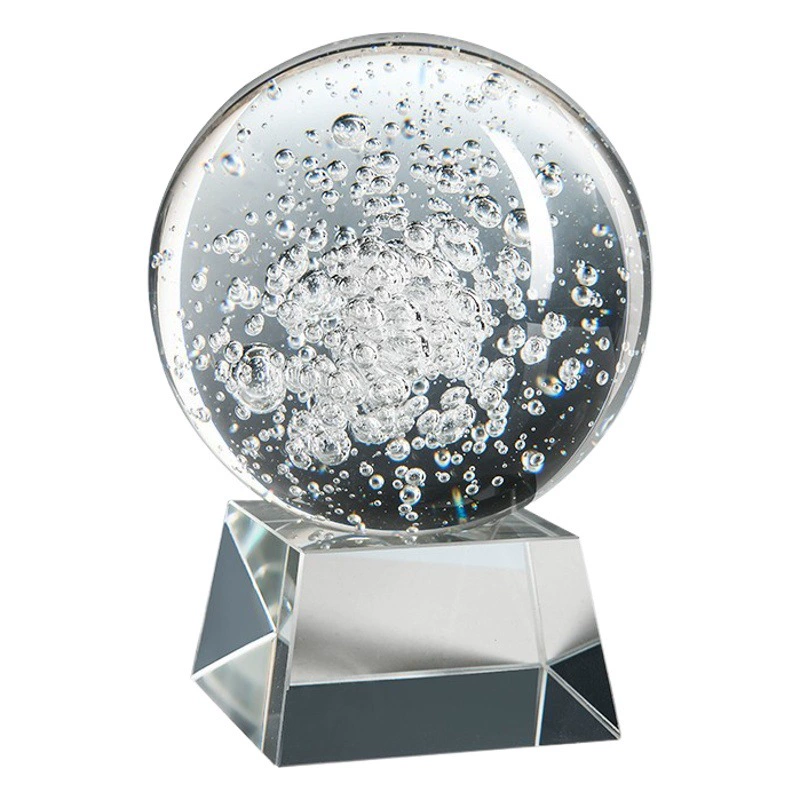 Большие и маленькие прозрачные хрустальные шары-бабблы, украшения для фэн-шуй, колесо фэн-шуй, каменная композиция с текущей водой, Северная звезда, выдвижной нож.