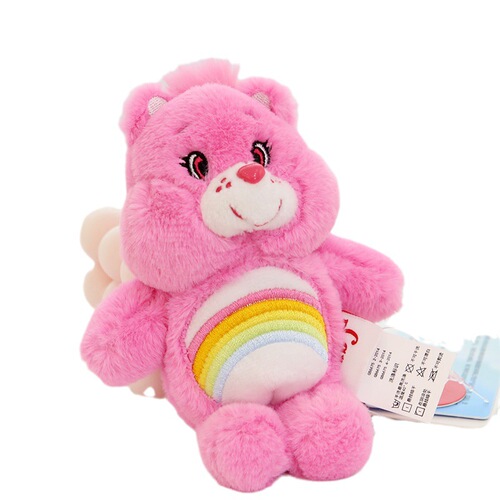 Genuine care bears love bear bag pendant plush toy children girl birthday gift star same style