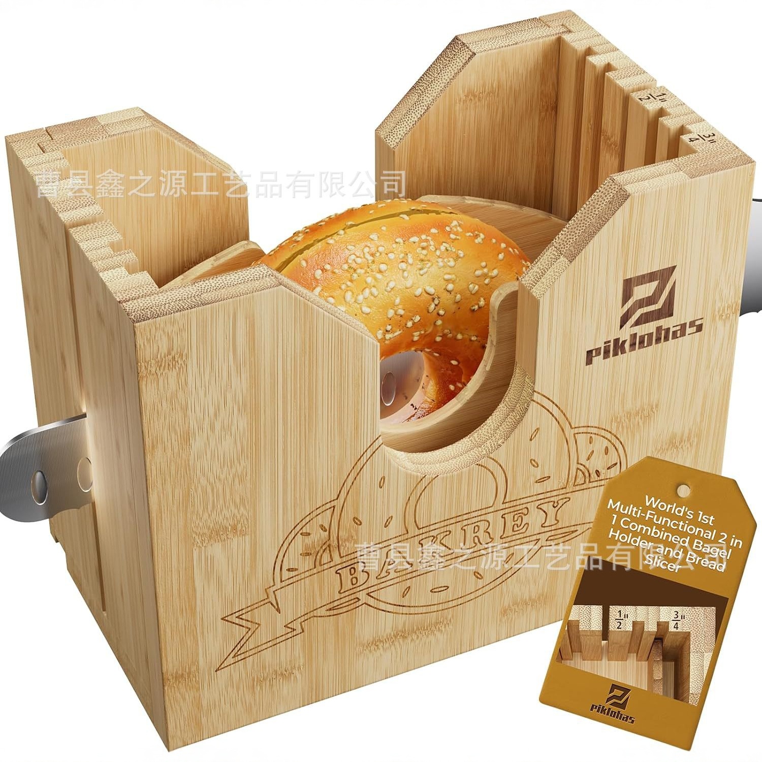 新款木制面包切片机厨房桌面实木切片机厨房面包收纳盒切割收纳盒