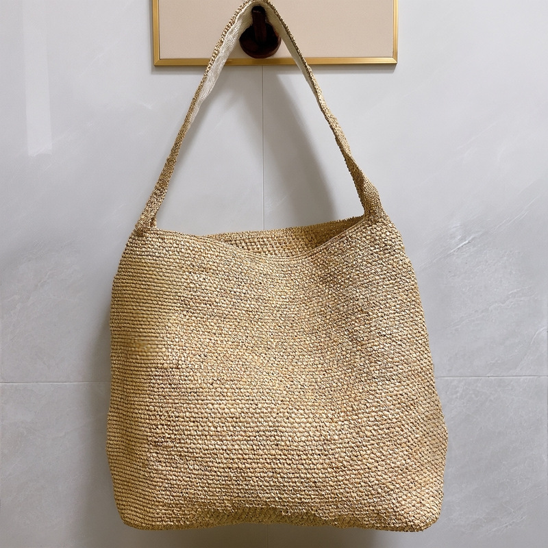 Japanese-Style High-Quality Raffia Shoulder Bag for Women, Summer Travel Vacation Tote Bag, Beach Bag, Casual Crossbody Bag