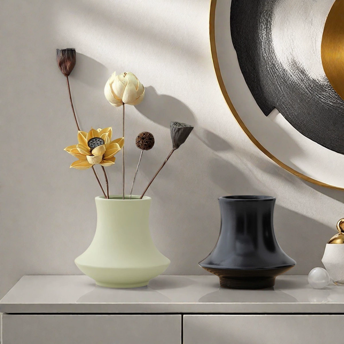 (Cross-border trading), creative ceramic flowerpot, home decor