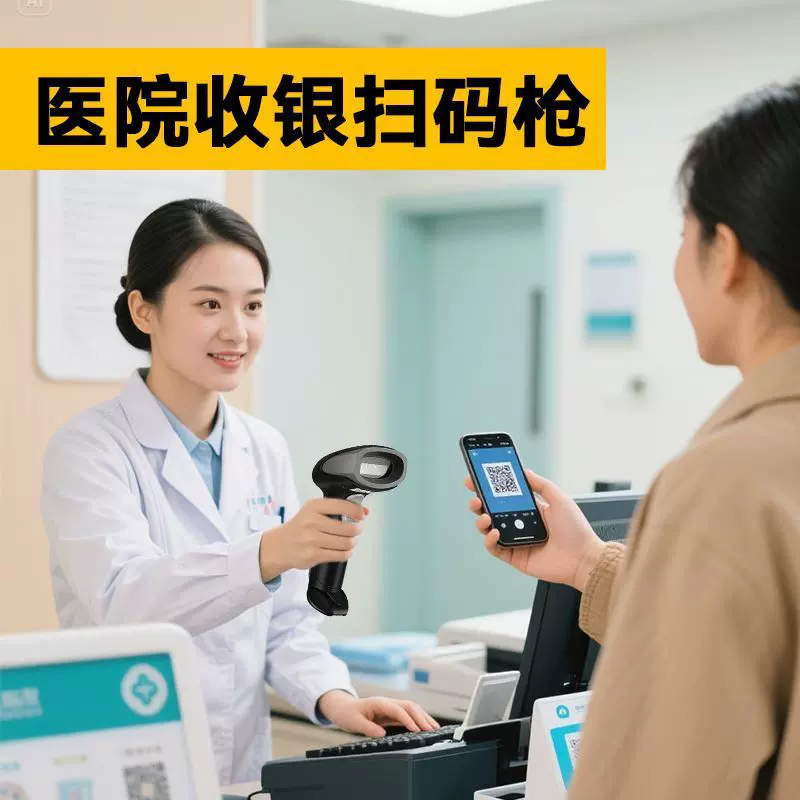 迪码斯医院药店乡镇诊所专用条码扫描枪扫码收银药品追溯电子医保
