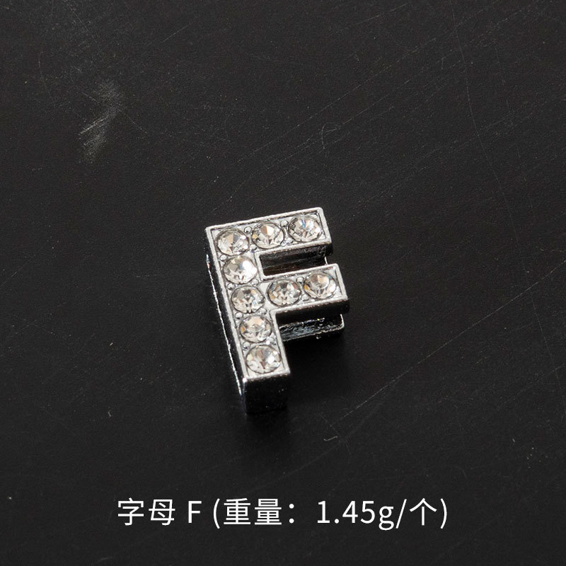 英語のアルファベットの数字の合金のネックレスのペンダントはダイヤモンドのブレスレットのペンダントのアイデアのアクセサリーの手作りのDIY材料を入れます。