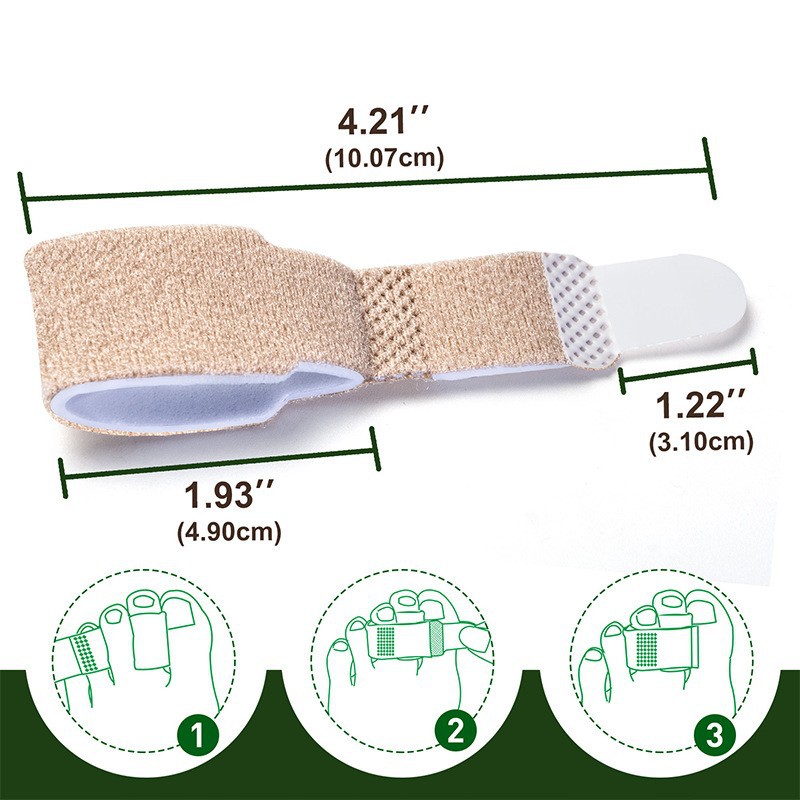 Lot de 1 bandages pour orteils en mousse de petite taille Sumifun C1756 C756_voghion.com