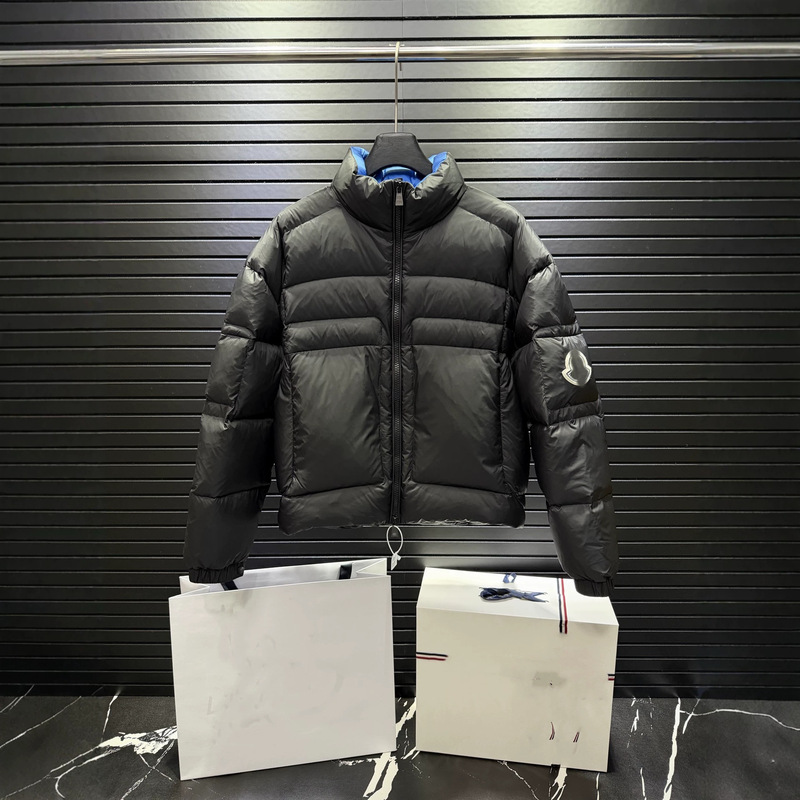High-quality (90% down) large logo short down jacket, ultra-lightweight, cold-proof, warm coat for men and women