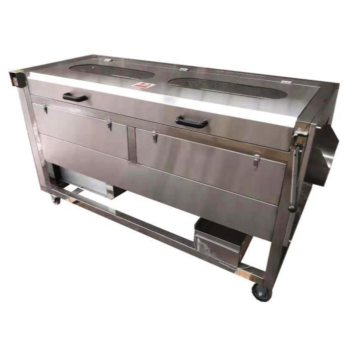 Máquina automática de descascar papas, limpiadora multifuncional para descascar frutas y verduras