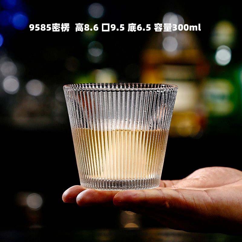 Tazas de vino de invitados, tazas de whisky creativas caseras, tazas de cristal de diamante, tazas de té verticales