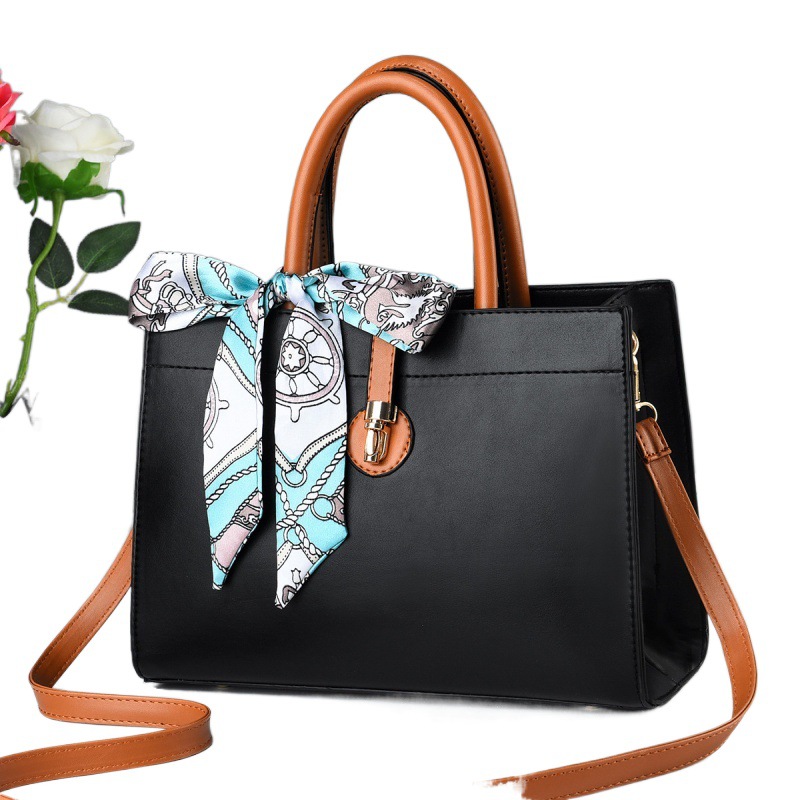 Bolso de mujer de moda bolso de gran capacidad bandolera de la madre color sólido celebridad de Internet textura simple estilo occidental bolsa pequeña bags
