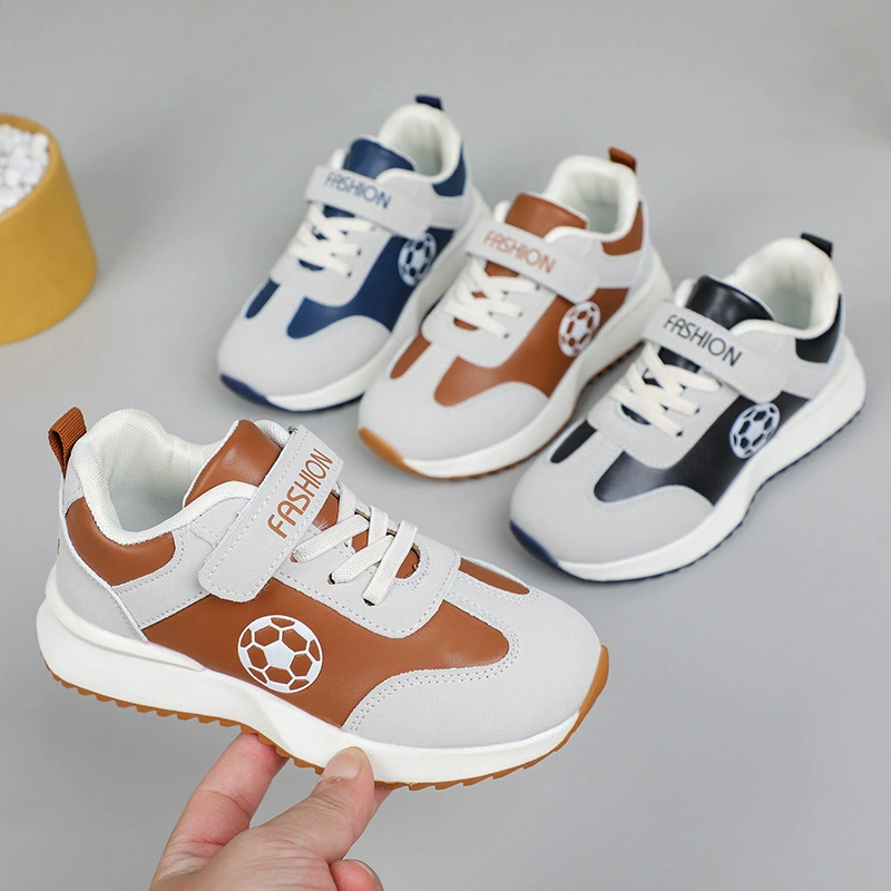 Спортивная обувь для мальчиков 2024 осень новая девушка нескользящая удобная беговая обувь студенческая взлетно-посадочная полоса