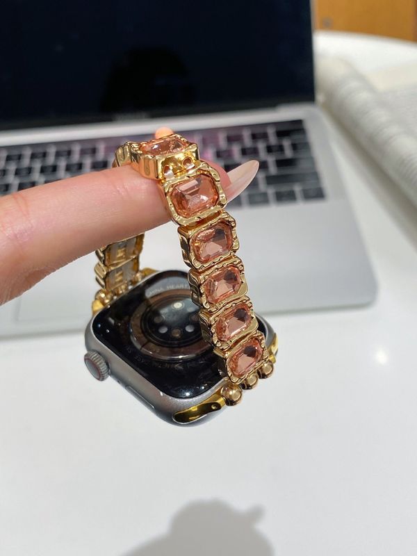 清雅手串表带适用于苹果Apple手表iwatch10/987654321SE手表带|undefined