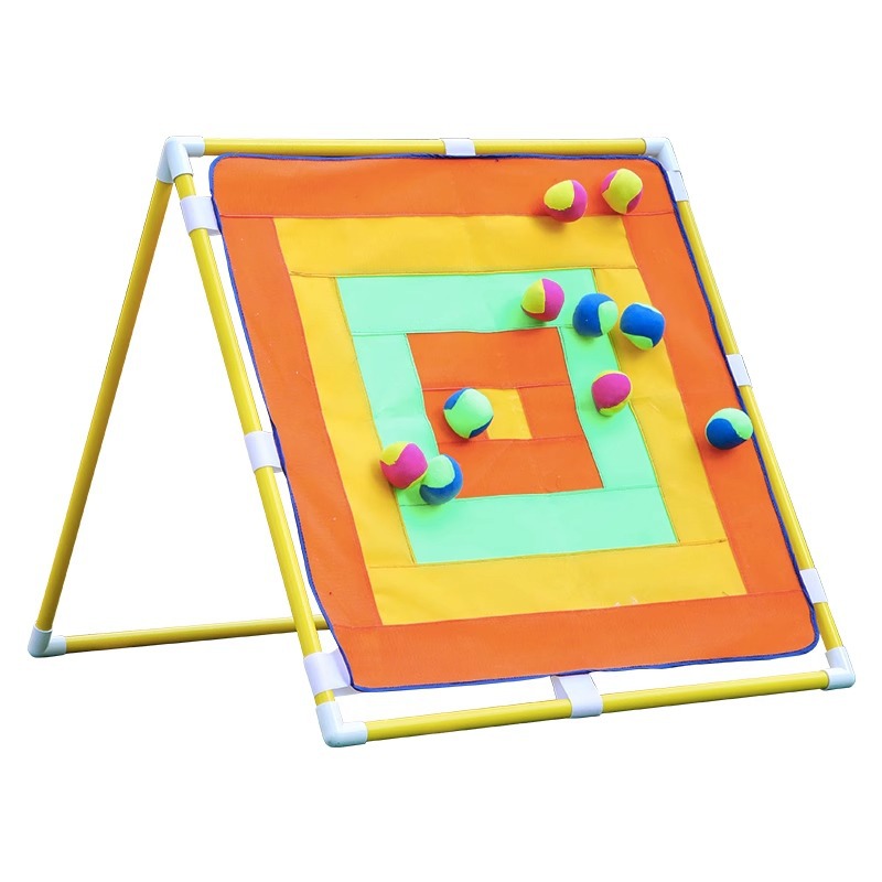 Entrenamiento de integración sensorial de jardín de infantes, juego de lanzamiento de sacos de arena, marco de juego, animal de dibujos animados, lanzamiento de sacos de arena, accesorios de juegos divertidos