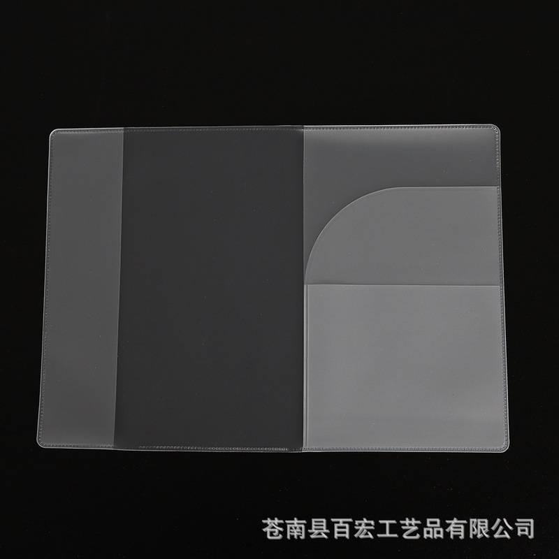 Factory spot pvc thick multi-card transparent frosted passport protective cover Korean passport holder certificate dust cover