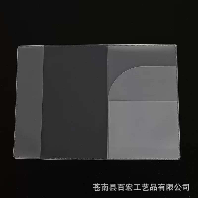 Transparent matte protective case PVC, passport case, (Physicals), increased thickness, Korean style