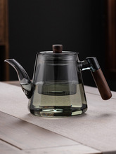 泡茶家用茶水分离煮烧水壶加厚耐高温大容量加厚玻璃茶具单壶