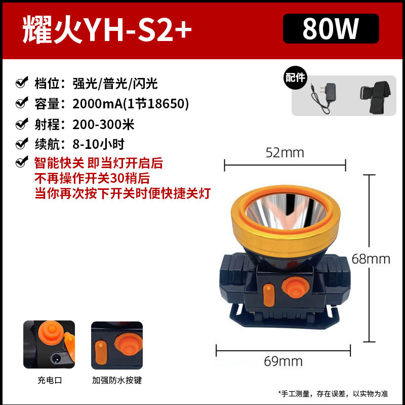 Yh-s2+/80w/10 hours of battery life
