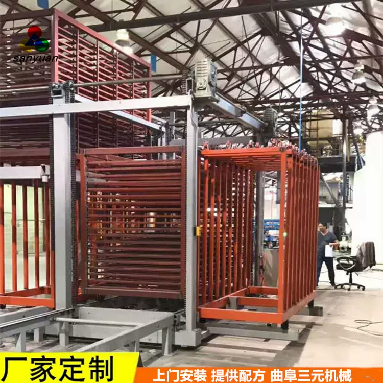 三元建材机械设备 水泥发泡纤维板生产设备 匀质防火保温板码垛机