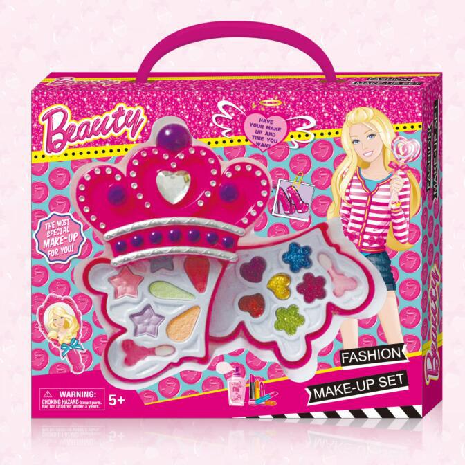 Cono de maquillaje para niñas play House tacones altos regalo de las niñas corona de mariposa juguetes de maquillaje Piruleta de dos capas