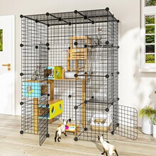 Q 27948 Pet Fence Grid Panels Modular Cage ����Χ��Ƭ