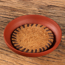 潮州朱泥手拉养壶垫壶承椰丝垫越南藤垫杯垫烧水壶隔热垫子防烫垫