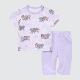 New Summer Boys and Girls Home Suit Cotton Children's Thin Short-sleeved Shorts Two-piece Air-conditioning Clothing Cartoon