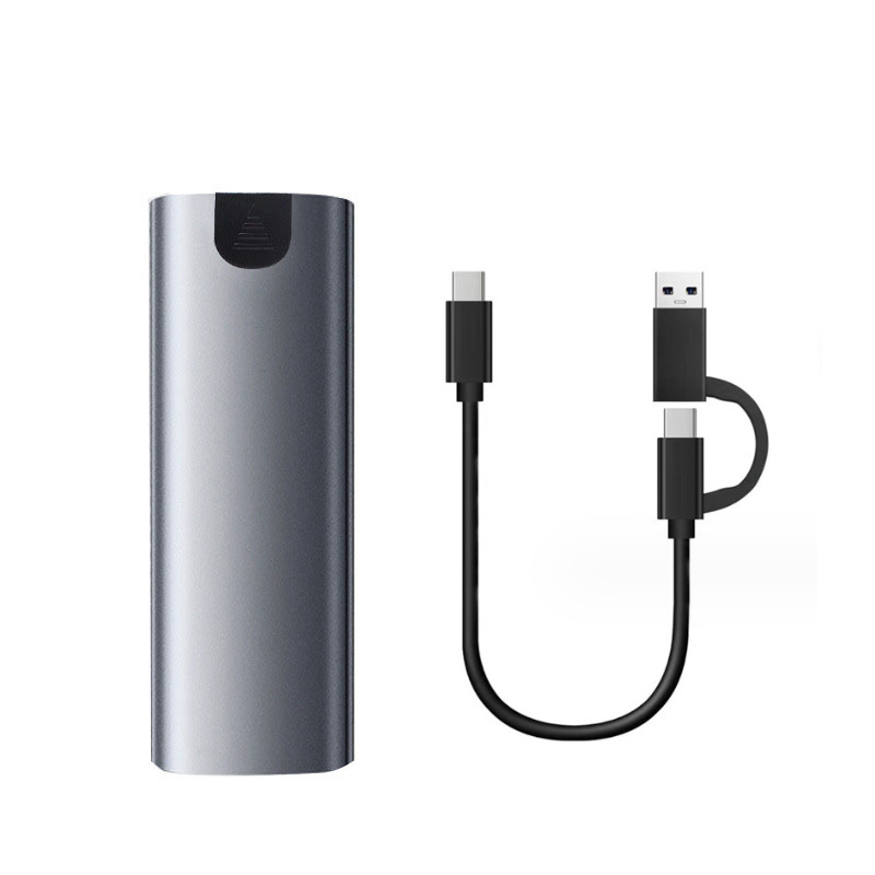 Caja de disco duro de estado sólido M.2 externa NVME/NGFF doble protocolo type-c3.2 portátil SSD caja de disco duro móvil