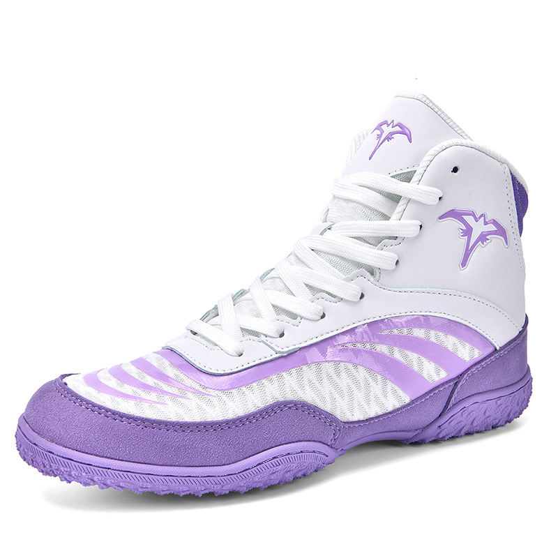 Professional Wrestling Shoes, Sanda Fighting Shoes, Non-Slip and Wear-Resistant Martial Arts Training Boxing Shoes, Taekwondo Muay Thai Men's Fighting Shoes