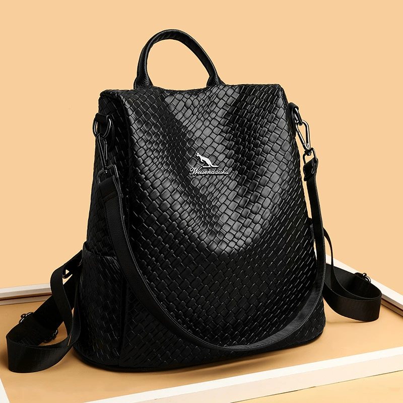 Woven metal universal backpack, anti-theft, high-end