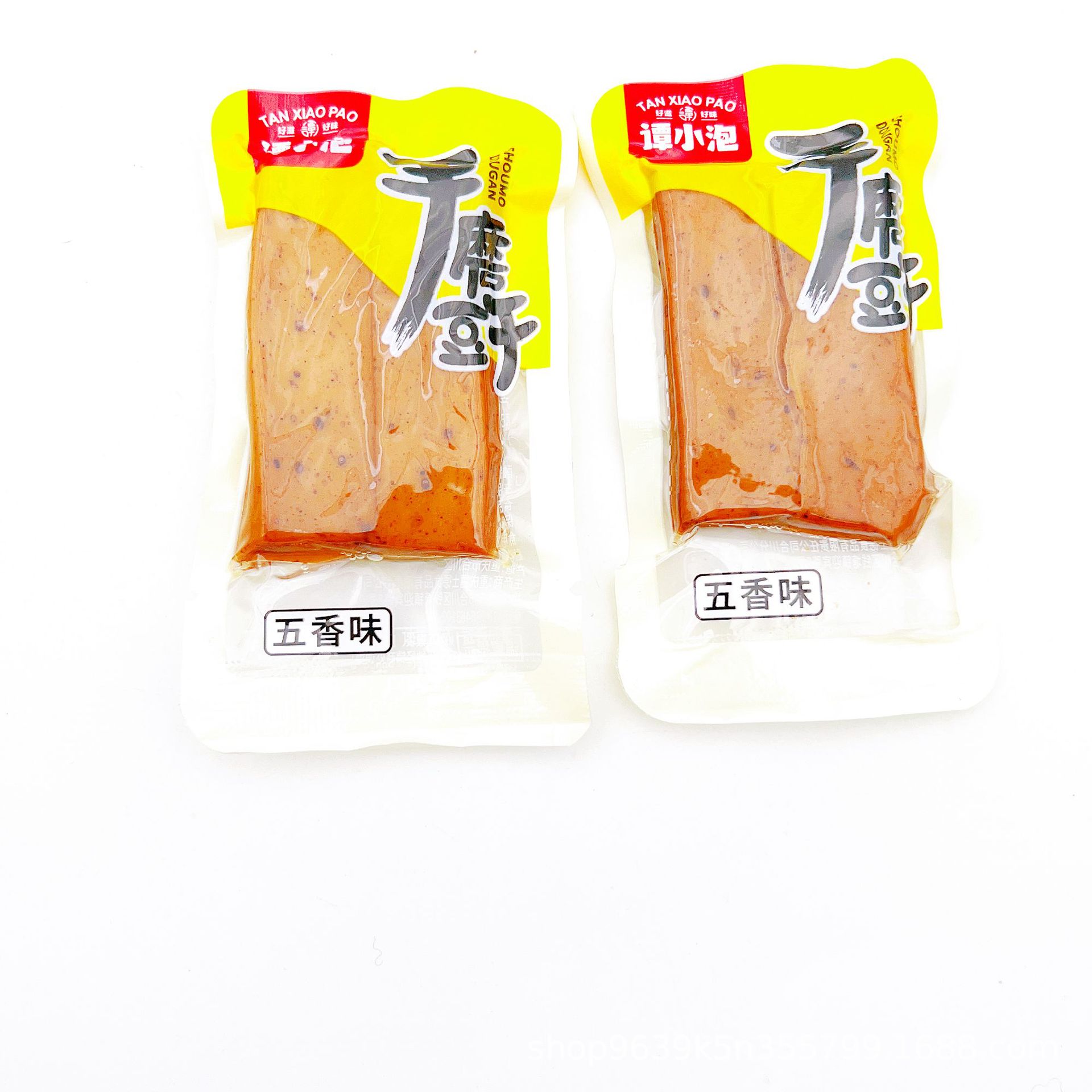 Tans Xiaopao Handground Tofu Spicy Flavor Five-Spice Pepper Flavor Grilled Flavor Ready-to-Eat Tofu 1 Bag 5 Pounds