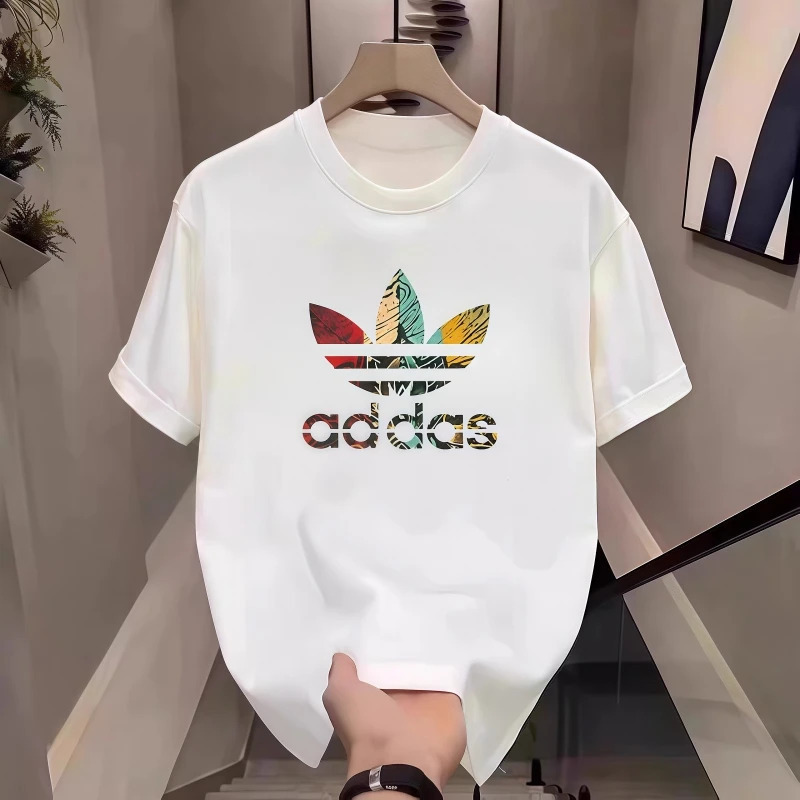 Tamisas de manga corta de hombre tendencia de verano de moda de hombre Tamisas de ropa de chicos 2025 nueva camiseta de manga media camiseta