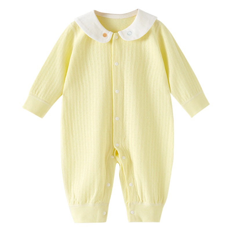 Ropa para bebés recién nacidos, ropa fina de manga larga para primavera y otoño, ropa para gatear al aire libre, pelele para niños pequeños, mono unisex para bebés